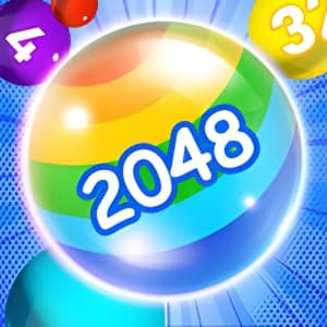 Colorful 2048 bubble